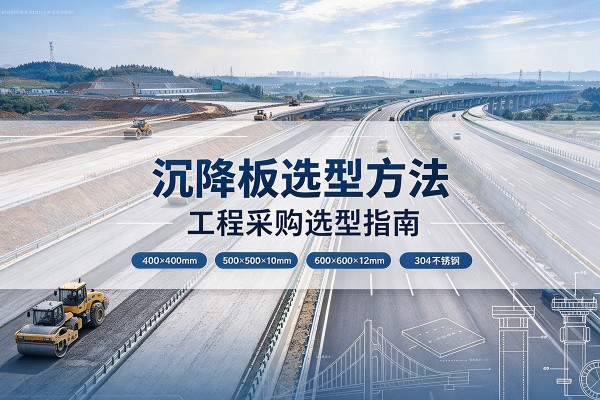 盘龙沉降板选择方法