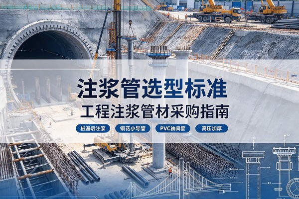盘龙注浆管选型标准