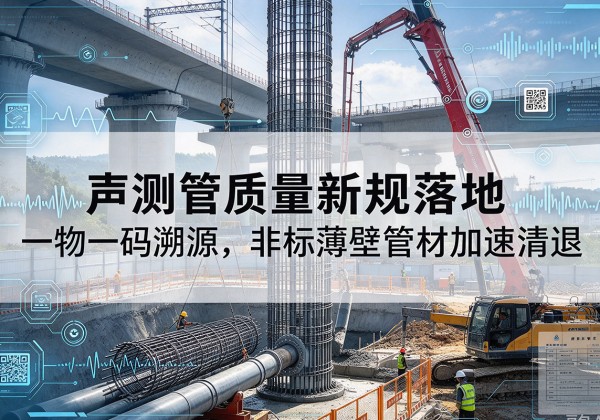 盘龙声测管质量新规落地，一物一码溯源，非标薄壁管材加速清退