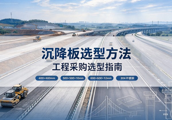 盘龙沉降板选择方法