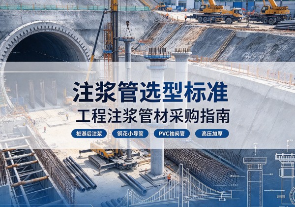 盘龙注浆管选型标准